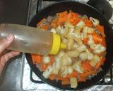 ほうれん草と人参の蒸し煮♪簡単油揚げと作り方8写真