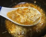 にんにくのきいた旨辛たまごスープ作り方5写真