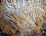 キノコのクリームパスタ作り方2写真