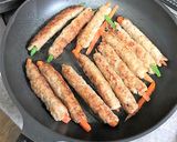 人参インゲンのひき肉ま～きまき♪作り方7写真