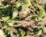 納豆とひき肉野菜のそぼろかけご飯作り方2写真