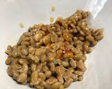 納豆とひき肉野菜のそぼろかけご飯作り方5写真