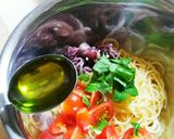 ホタルイカとミニトマトの冷製スパ作り方7写真