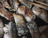 揚げないさばの竜田揚げ ネギポン酢作り方6写真