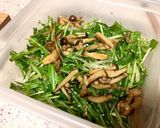 5分で簡単あと1品！水菜としめじのサラダ作り方6写真