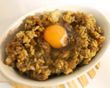 半熟玉子がとろ～り♪カレーリメイク！作り方1写真