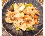 きのこと蓮根の昆布茶柚子胡椒バター炒め作り方3写真