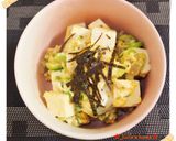 ラーメンスープの残り★簡単お豆腐卵とじ丼作り方4写真