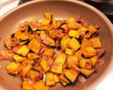 かぼちゃとベーコンのカレー炒め作り方4写真