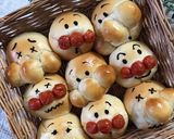 簡単バンズ♡あんぱんまんバーガー作り方6写真