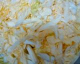 白菜としいたけのお好み焼き作り方1写真