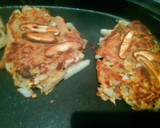 白菜としいたけのお好み焼き作り方5写真