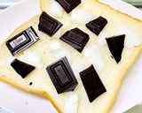 朝食に♪ココナッツフルグラチョコトースト作り方1写真