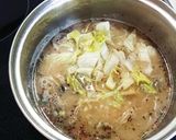 サッポロ一番塩とんこつで雑穀スープ作り方9写真