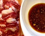 豚こま切れ肉の生姜焼き *☻*作り方1写真