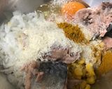 鯖缶のカレー風味焼き作り方2写真