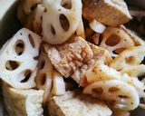 レンジでチンするだけ、土鍋で麻婆蓮根作り方3写真
