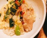 サッポロ一番塩ラーメンのスープで雑炊作り方3写真