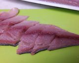 カレーさば竜田。作り方1写真