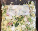 柚子胡椒香る♡枝豆カニカマ白菜のお漬物作り方3写真
