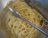 わさびとわさび菜の和風スパゲティー作り方6写真