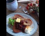 フレンチトースト＊あんバター作り方3写真