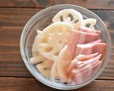 れんこんとベーコンのとろーりチーズ焼き作り方1写真