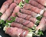 低糖質！低脂肪！豆苗とえのきの豚肉巻き。作り方1写真