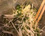 ブロッコリースプラウトとネギ塩の豆腐のせ作り方2写真