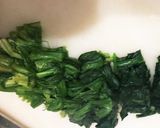 ツナとほうれん草のかに玉あんかけ風作り方4写真
