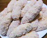 チーズとソーセージの肉巻きフライ作り方4写真