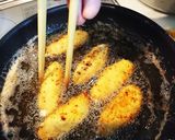 チーズとソーセージの肉巻きフライ作り方5写真