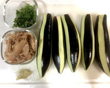 ナスと生姜と大葉のみぞれ和え作り方1写真