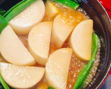 ストウブ鍋☆しみしみ大根と豚の角煮♪作り方5写真