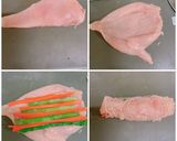鶏肉のいんげん巻き2種類作り方2写真
