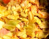 男の30分料理:キャベツのトマト煮込み作り方8写真