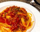 ボロネーゼ風？ダシダを使ったトマトパスタ作り方9写真