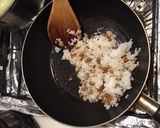 納豆と卵とご飯を混ぜて加熱したもの作り方6写真