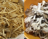 湯葉と茸と白菜の豚骨スープ煮作り方2写真