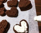ハートのプチチョコケーキ♡簡単♪作り方5写真