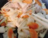 白菜と豚肉のとろみ炒め作り方3写真