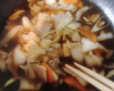 白菜と豚肉のとろみ炒め作り方4写真
