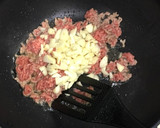 大豆挽き肉とセロリとレタスの甘辛炒め作り方4写真