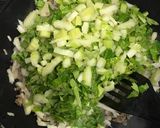 大豆挽き肉とセロリとレタスの甘辛炒め作り方5写真