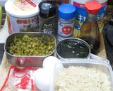 ごま油香る◎辛子高菜と和布と削り節の炒飯作り方1写真