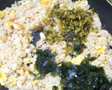 ごま油香る◎辛子高菜と和布と削り節の炒飯作り方7写真