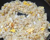 ごま油香る◎辛子高菜と和布と削り節の炒飯作り方5写真
