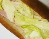 ベーコン＆レタスとクリームチーズのサンド作り方3写真