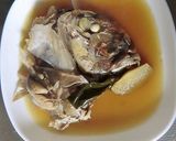 真鯛のあらをポッカレモンで煮つける作り方4写真