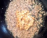 簡単◎ひき肉と納豆のピリ辛パスタ作り方3写真